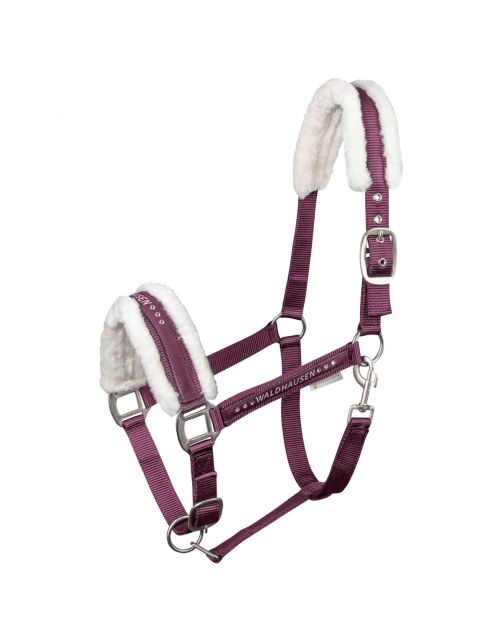 Waldhausen Halter Elegant - Paardenhalster - Zwart Roze Pony