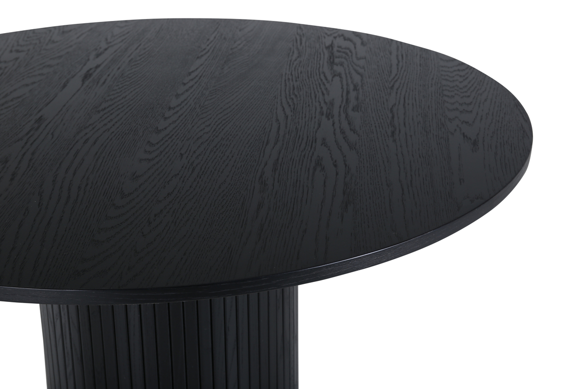Eettafel Pokka Ø110 cm zwart