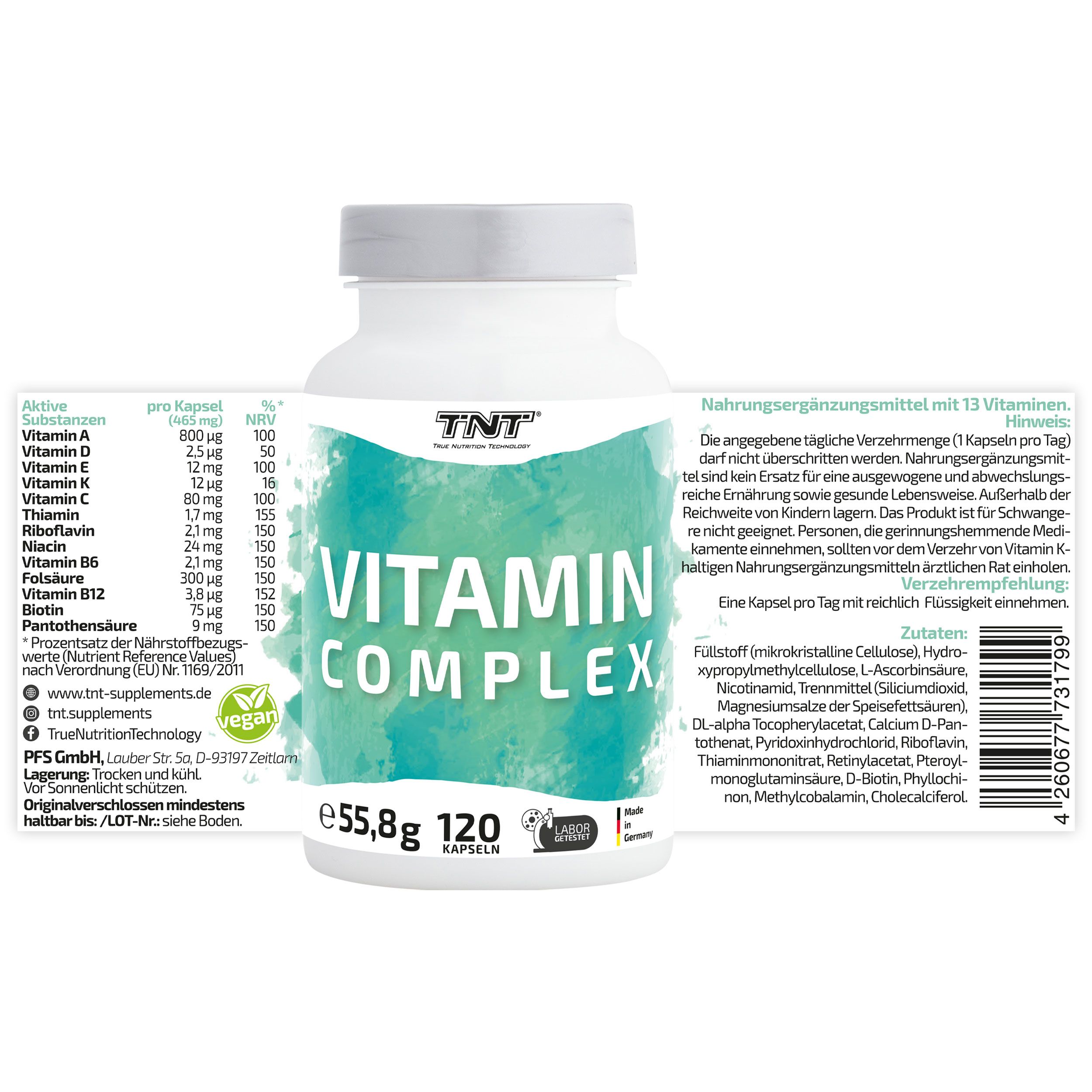 TNT Vitamin Complex - mit 13 Vitaminen