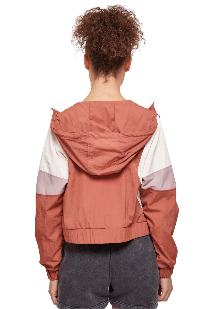 Veste Courte Tricolore Crinkle | Urban Classics Haut de survêtement