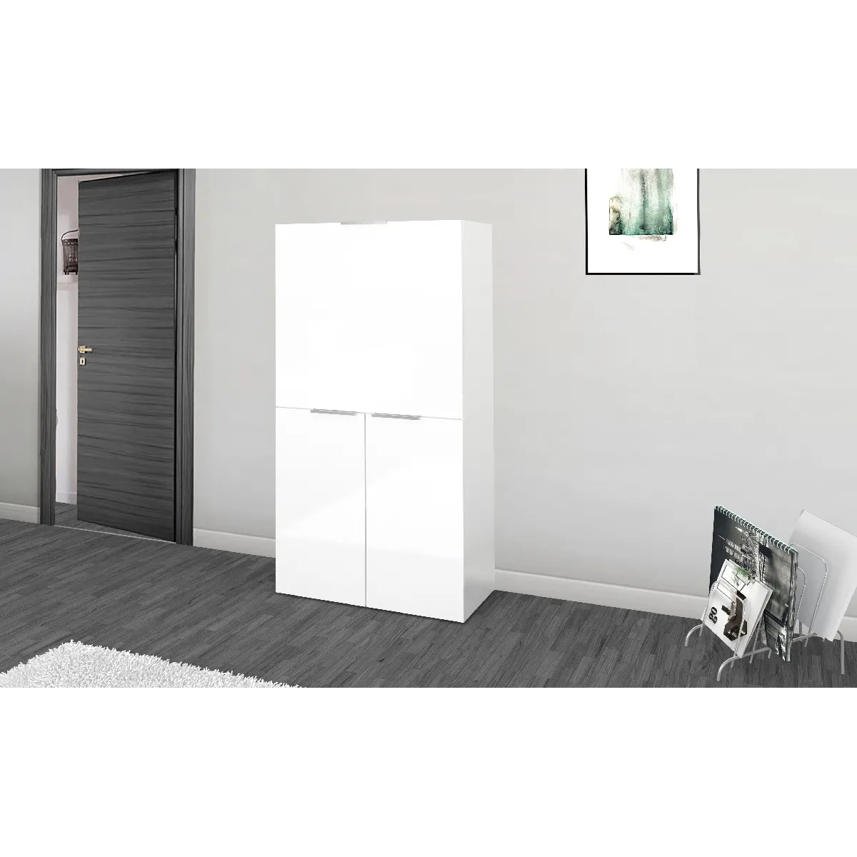 Bureau Alter blanc brillant