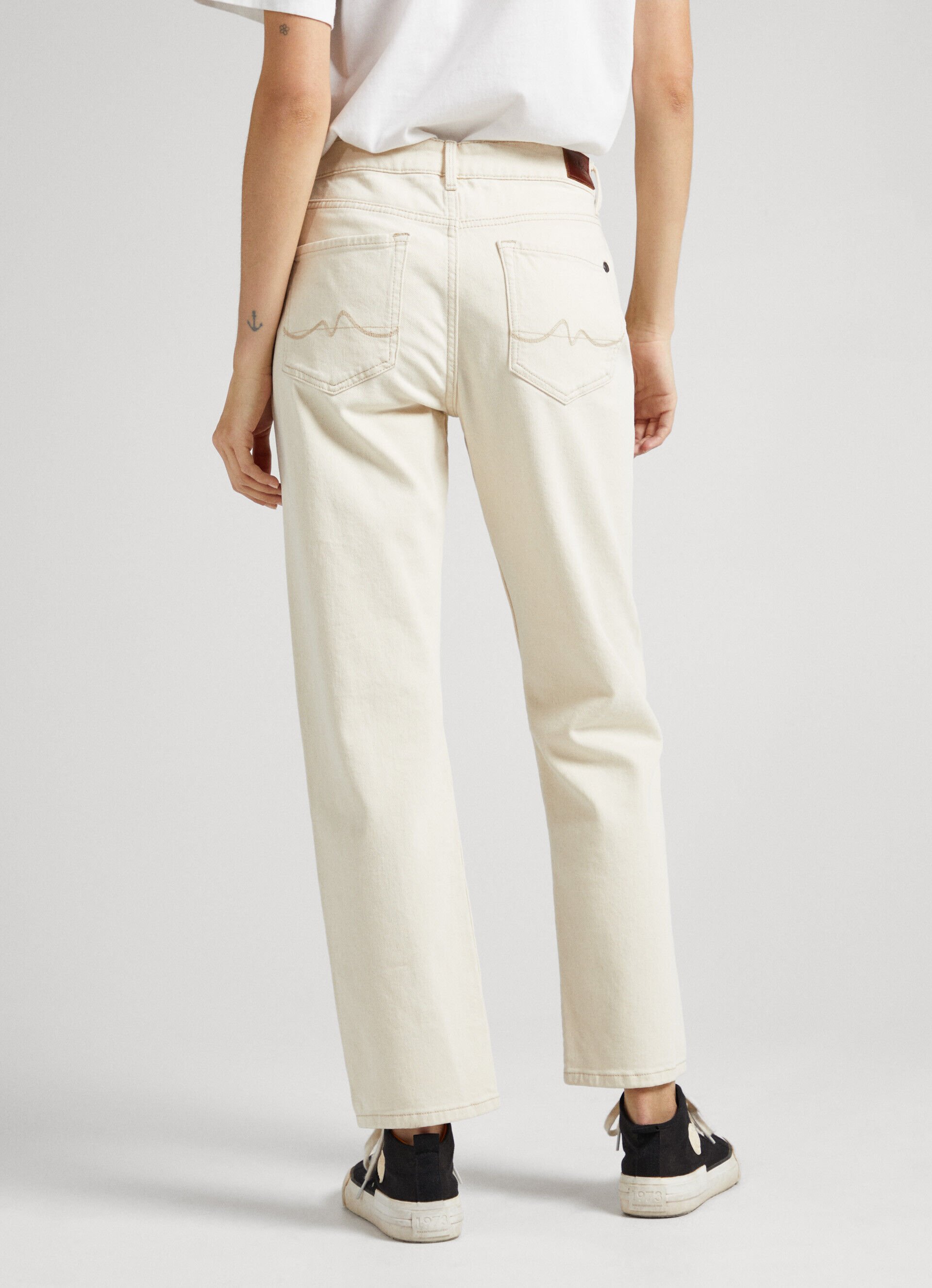 CALÇA JEANS MARY FIT REGULAR TIRO ALTO - jeans