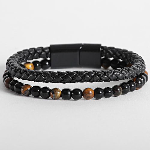 Bracelet AE100 Noir Jaune