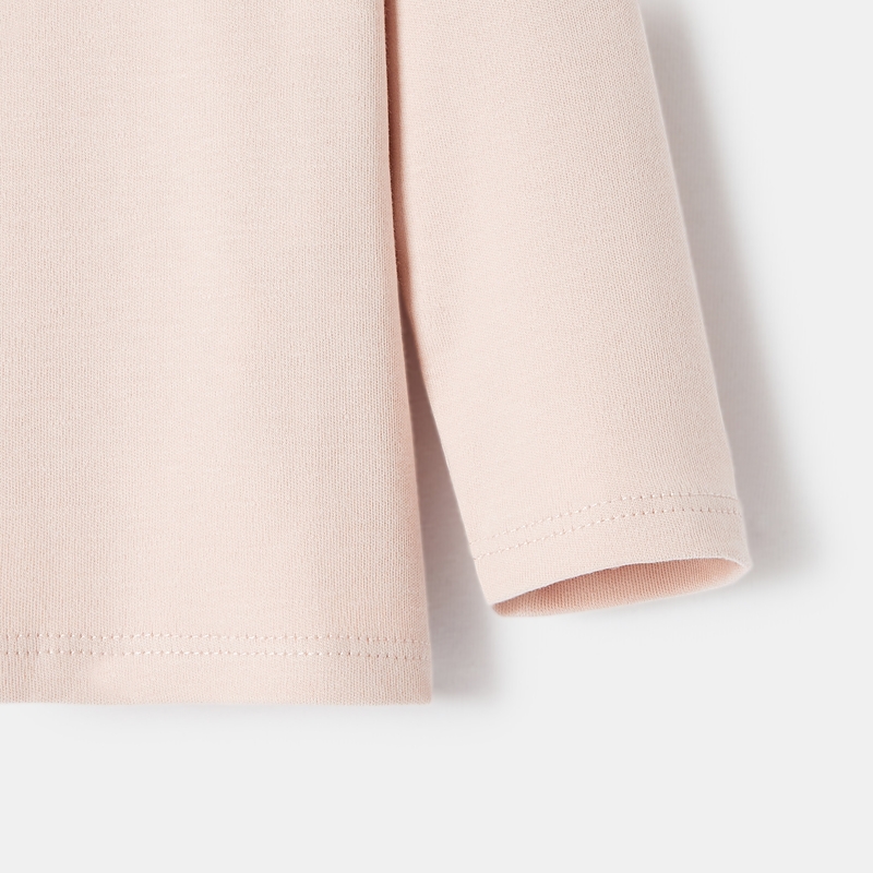 T-shirt en jersey épais et motif grand cœur rose bébé fille Absorba