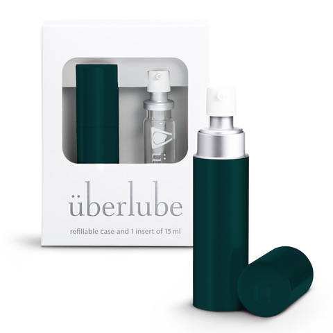 Uberlube Glijmiddel Siliconen – Good-To-Gogroen Velvet Chaise (15 ml)
