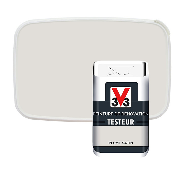 Testeur peinture de rénovation V33 plume satin 50ml