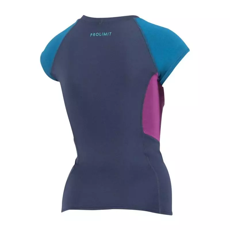 Lycra femme PROLIMIT PureGirl Rashguard Shortarm Navy/Blue