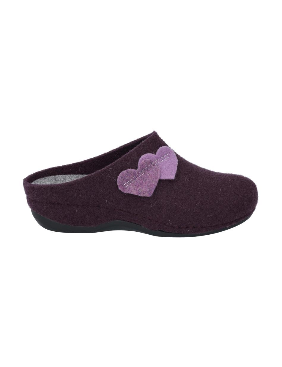 Hausschuh Cholet 02, bordo-multi