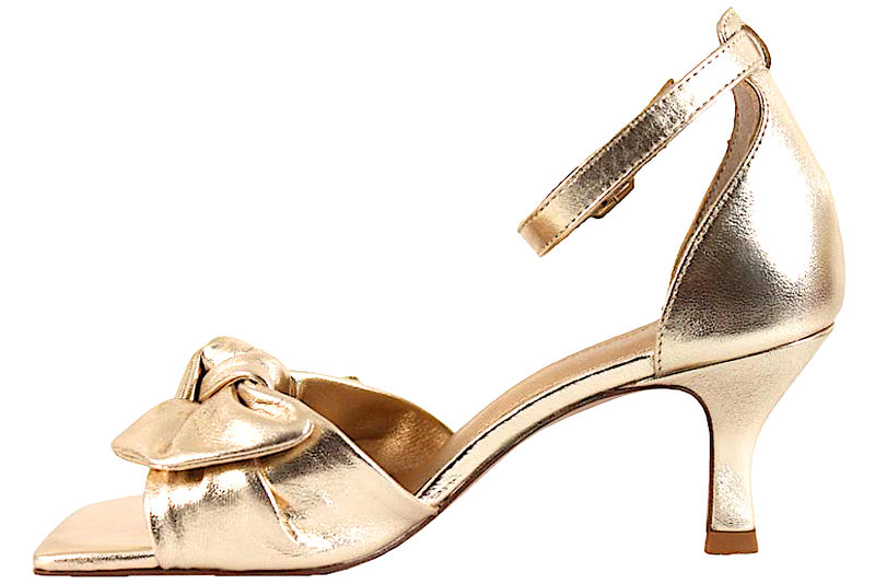COPENHAGEN SHOES DANCING STILET I GULDFARVET SKIND