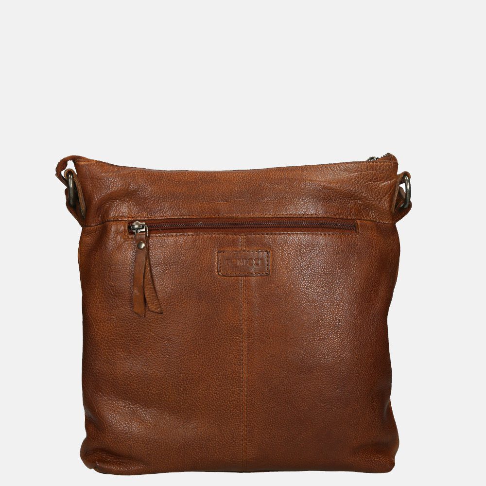 Genicci Bellagio Cotswolds Schoudertas Cognac
