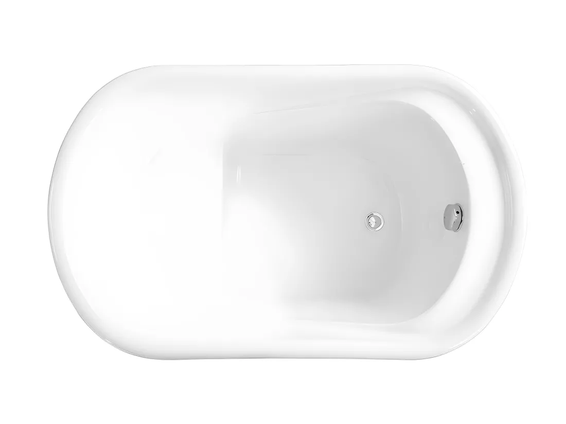 Baignoire sabot - 165 L - 120 x 75 x 65 cm - Blanche - PICCOLA