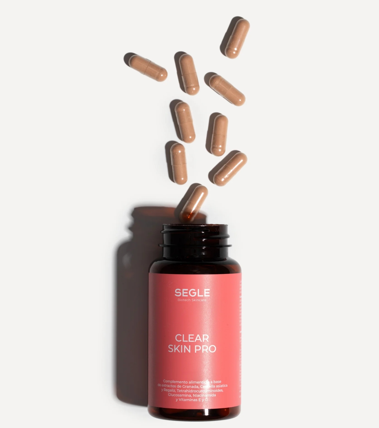 SEGLE - Suplemento alimentar Clear Skin Pro - 60 cápsulas