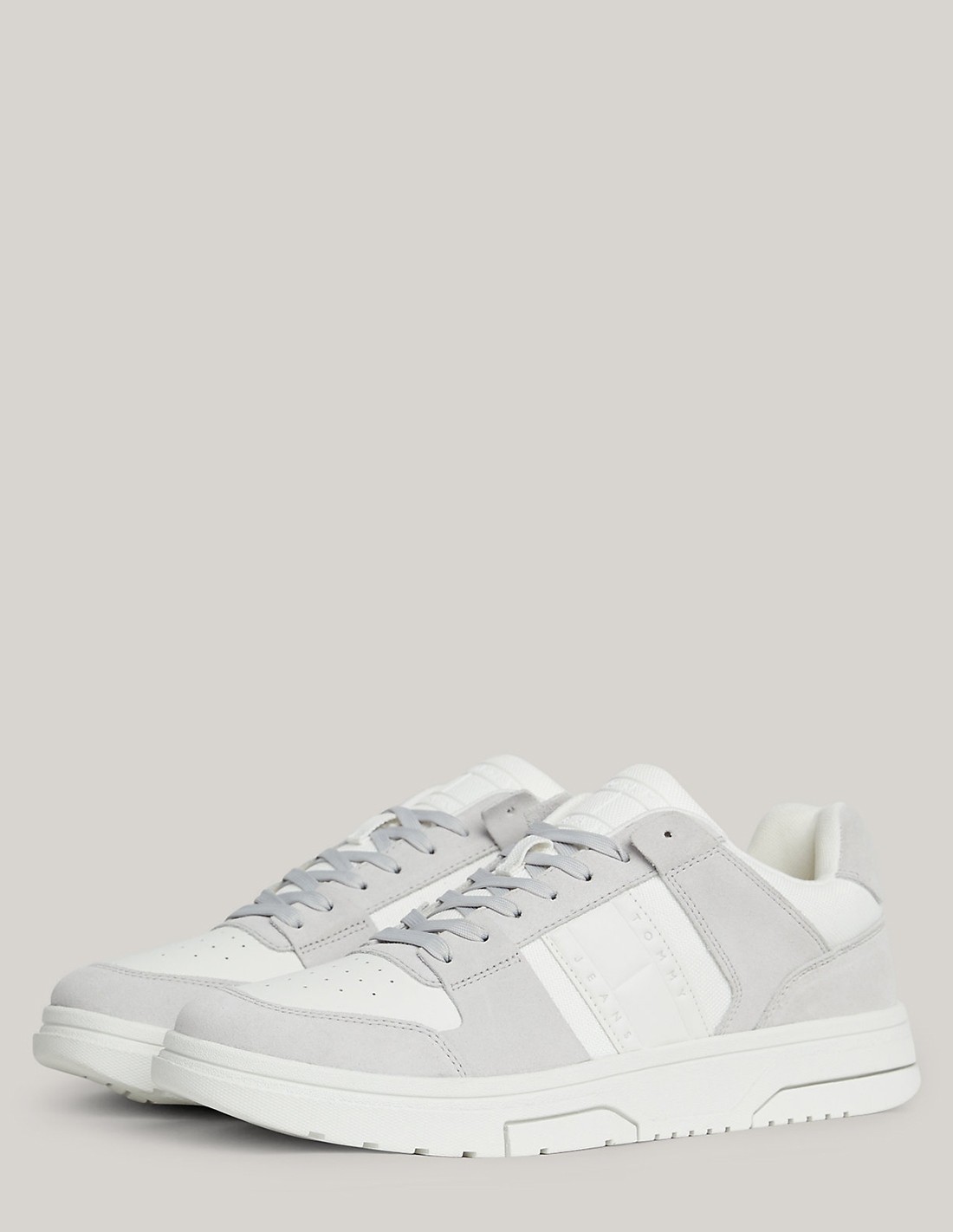 tommy hilfiger Baskets de ville Homme The Brooklyn Suede Blanc/Gris