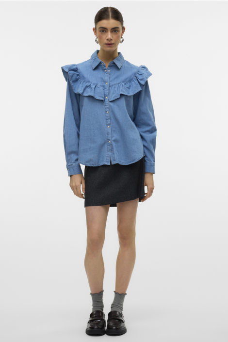 Vero Moda blauwe dames blouse
