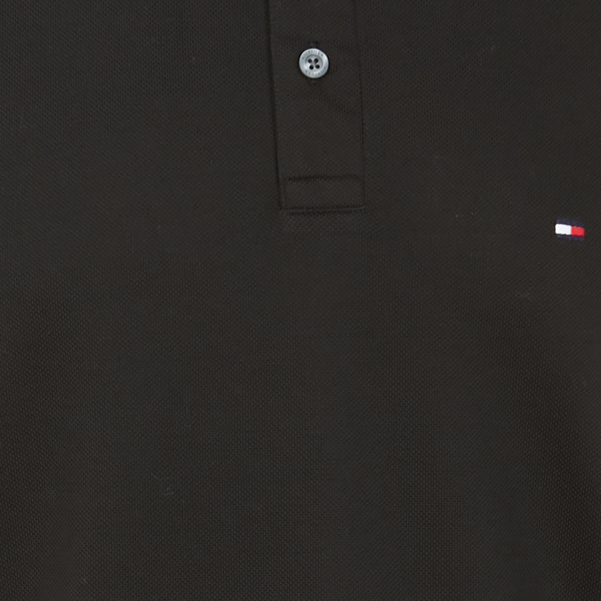 Polo slim-fit en coton bio | Noir