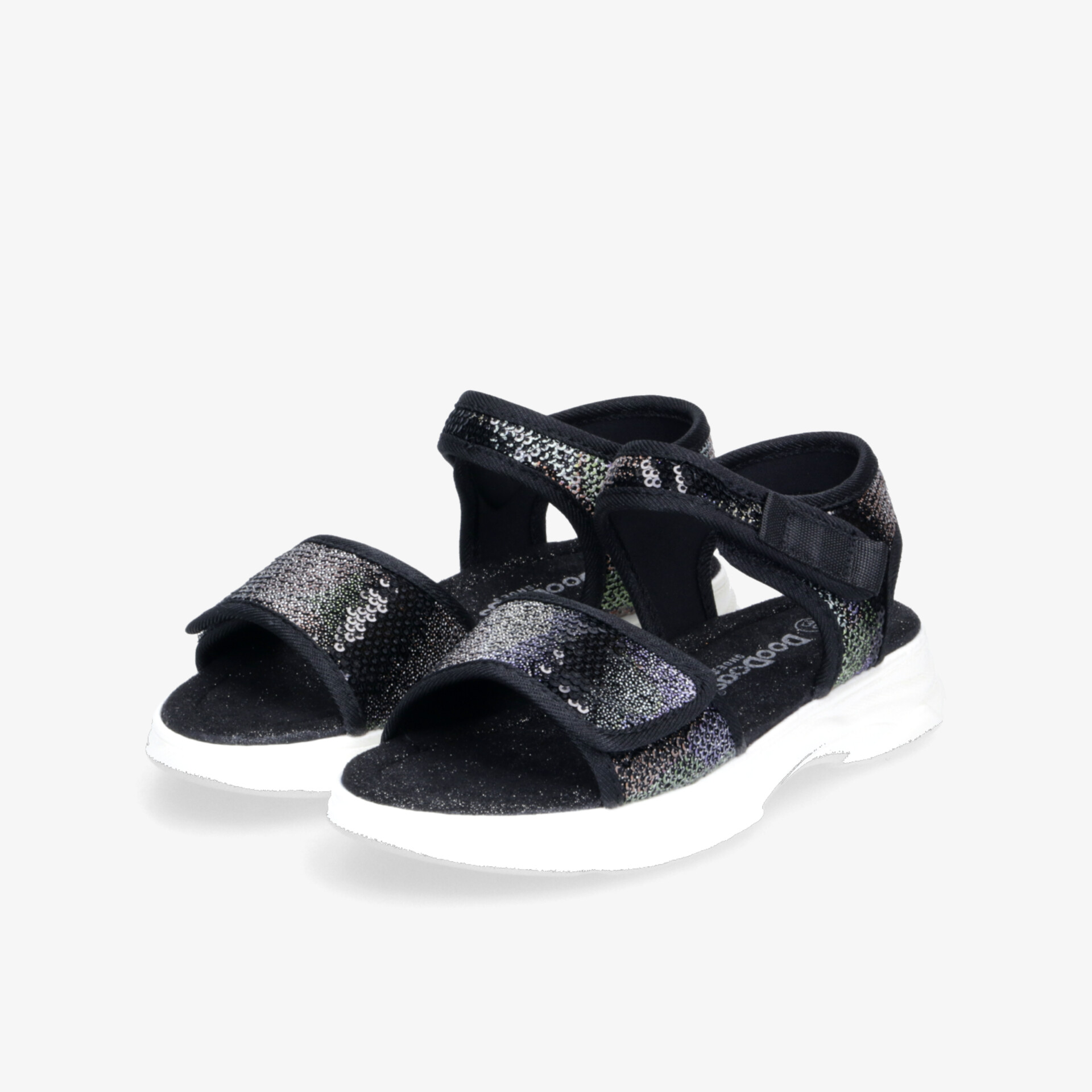 DooDogs Kinder Sandalen schwarz