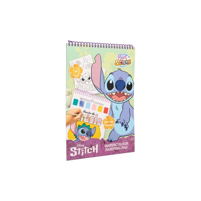 Disney Stitch - Paint & Create - Wasserfarben Malblock