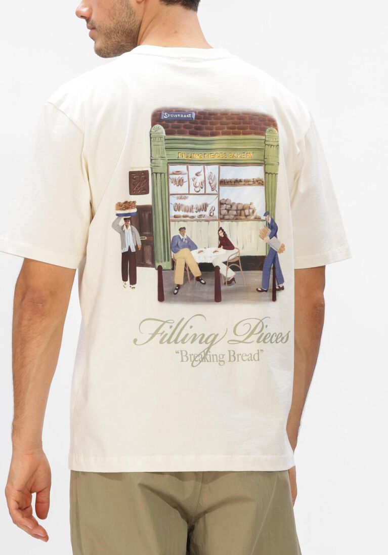 ecru filling pieces t-shirt t-shirt bakery