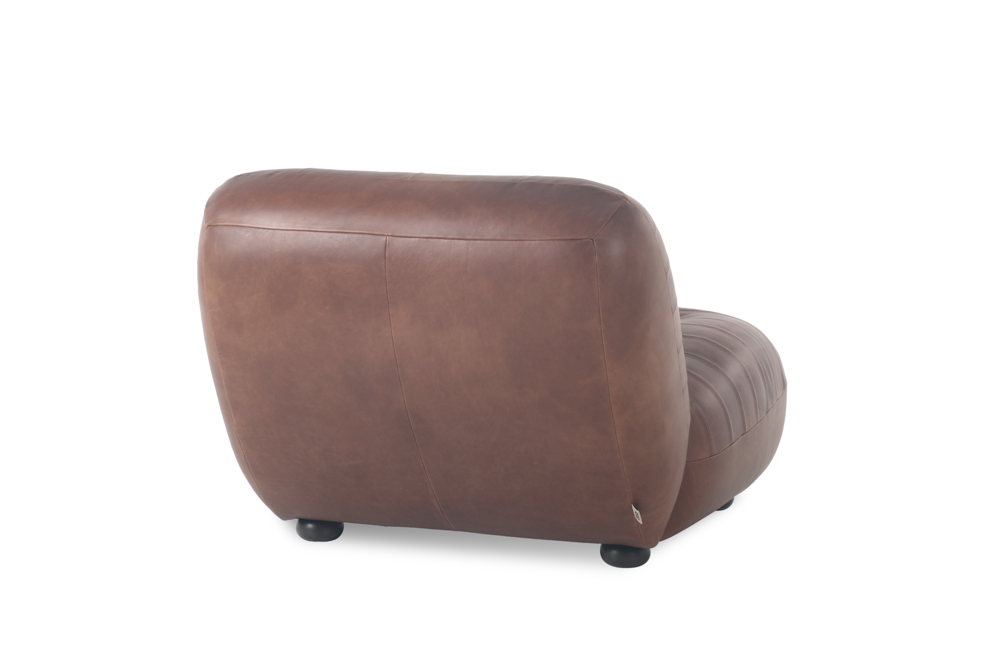 Lounge Chair Wyatt Wax Leather Chocolate
