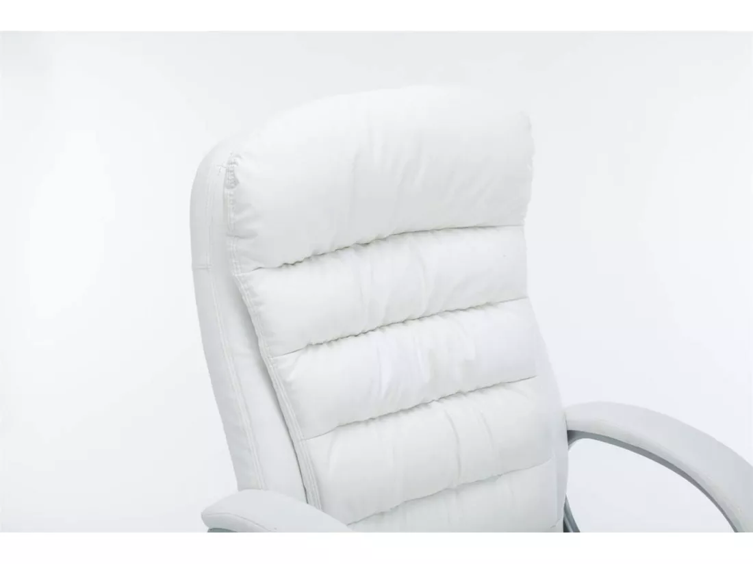 Chaise de bureau - Similicuir - Blanc - XXL Vancouver