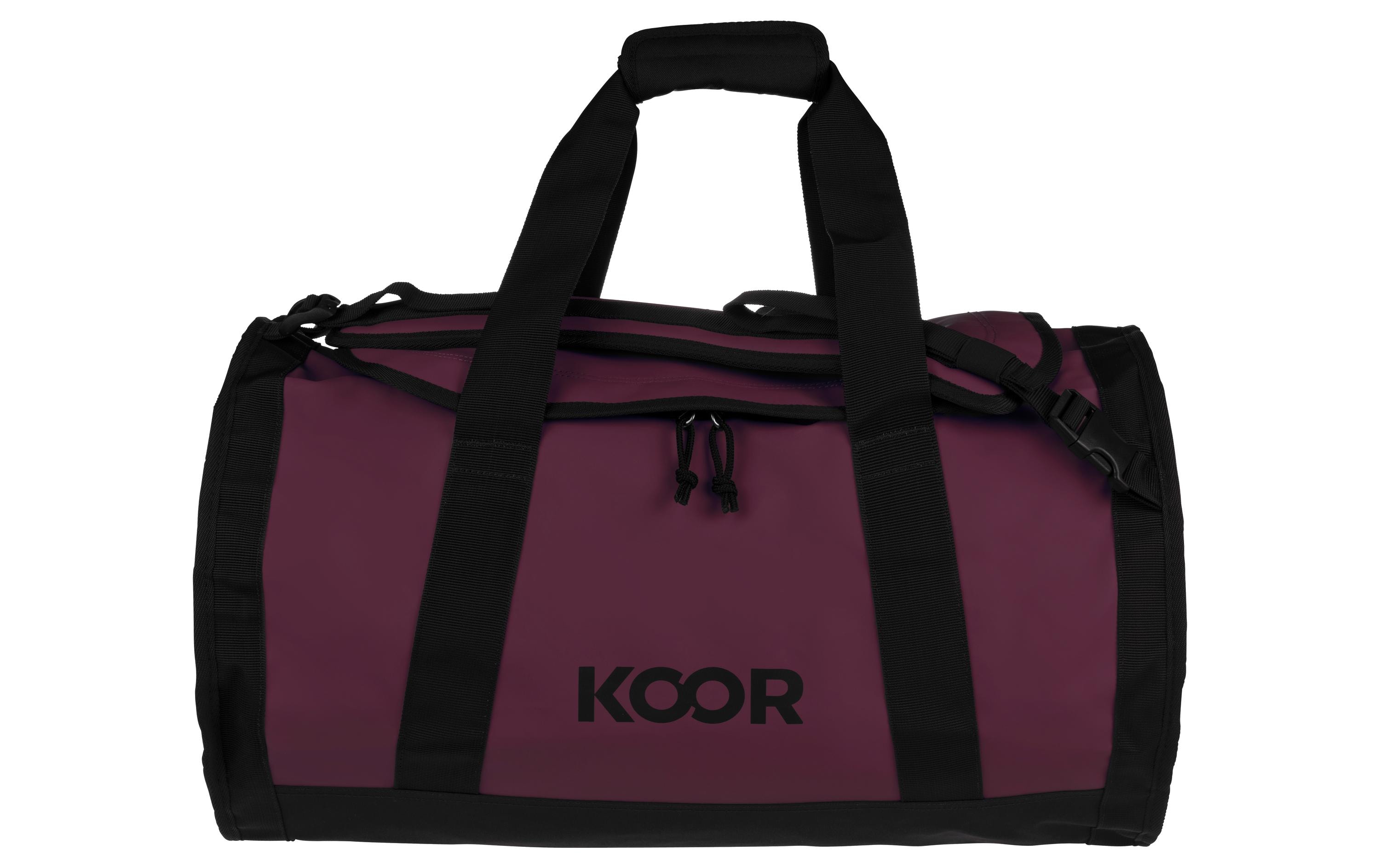 Duffle Bag Sooma 50 l, MaroonWasserabweisende Reisetasche