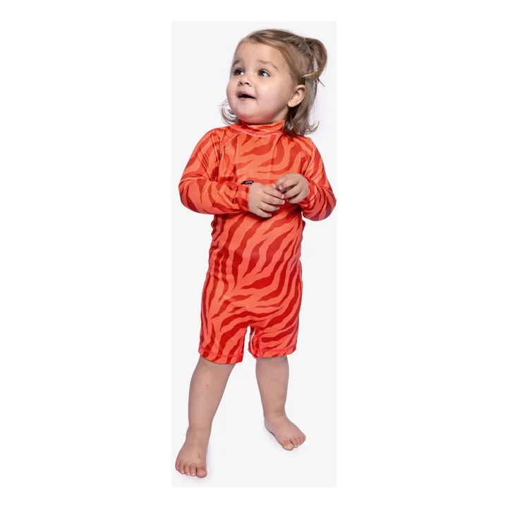 Beach & Bandits Combinaison Anti-UV Stripe of Love | Rouge