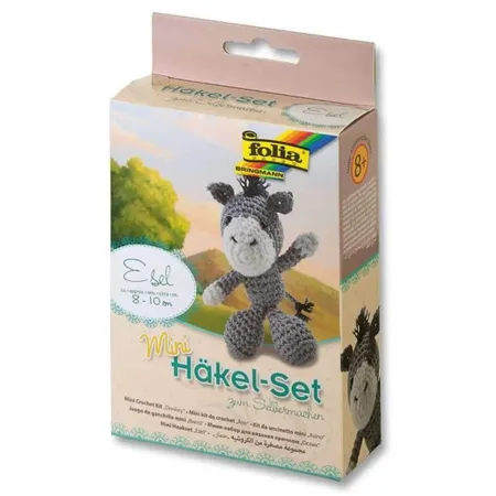 Folia Mini-Häkelset Esel