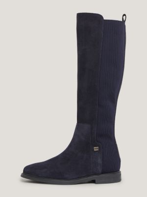 Botas essenciais de camurça até o joelho