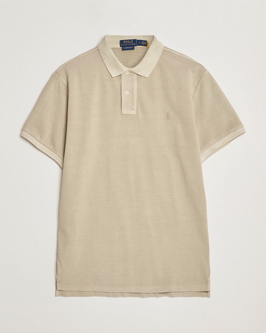 Polo Ralph Lauren Custom Slim Fit Polo Olive