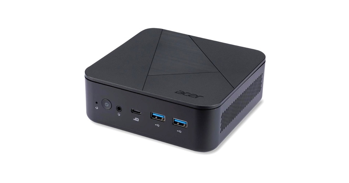 AcerVeriton N1502G-12N0U (DT.R38EH.001) barebone  (Zwart | N100 | UHD Graphics)