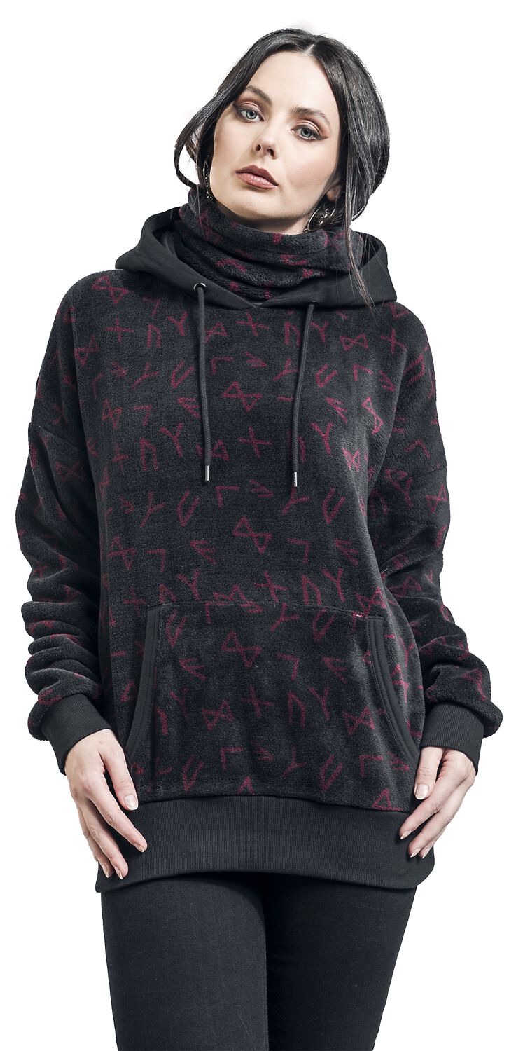 Sweat à Capuche avec Col Montant Intégré | Black Premium by EMP Sweat-shirt à capuche
