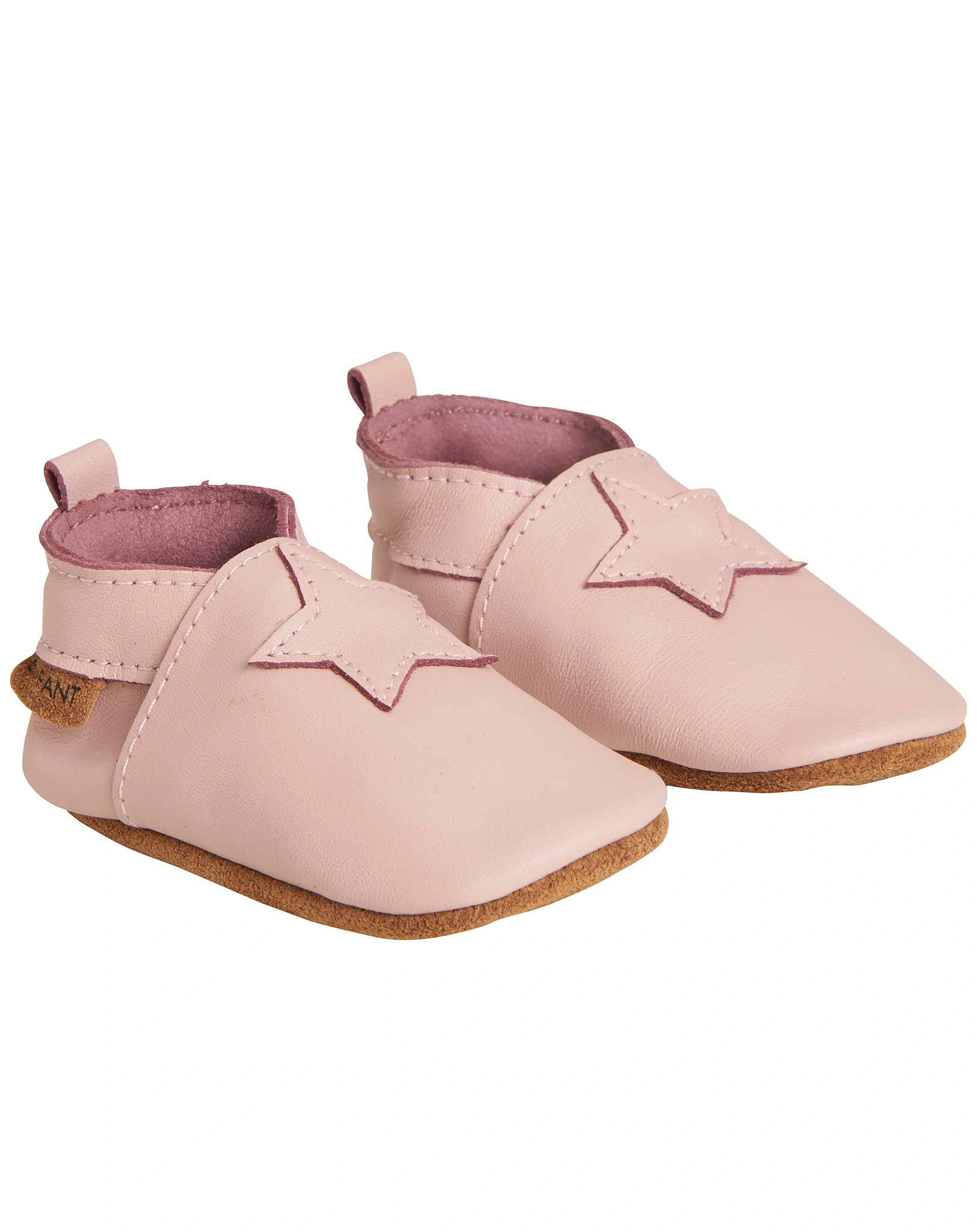 Krabbelschuhe STAR in misty rose