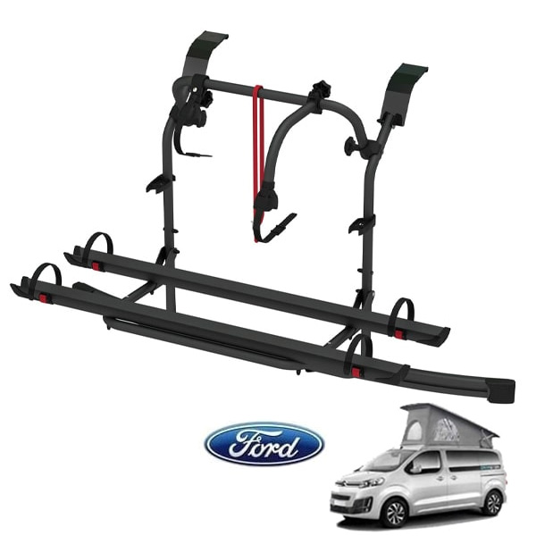 Porte-vélos FIAMMA Ford Custom Nugget / Nugget Plus Toit relevable Deep Black