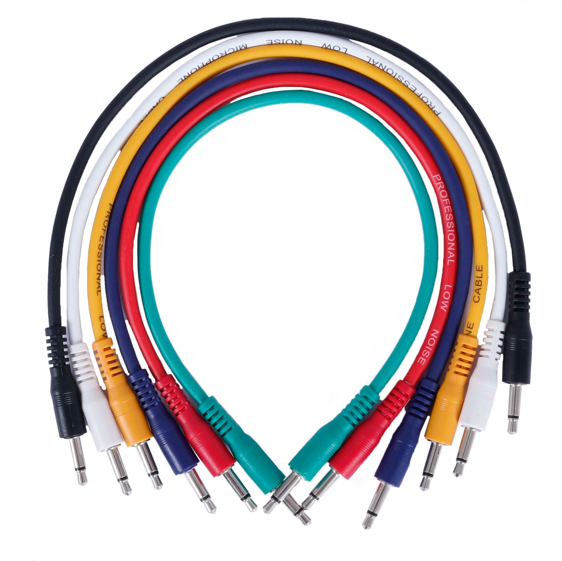 Devine PATCH3535-RB-80cm patchkabel mono 3.5 mm 6-pack 80 cm