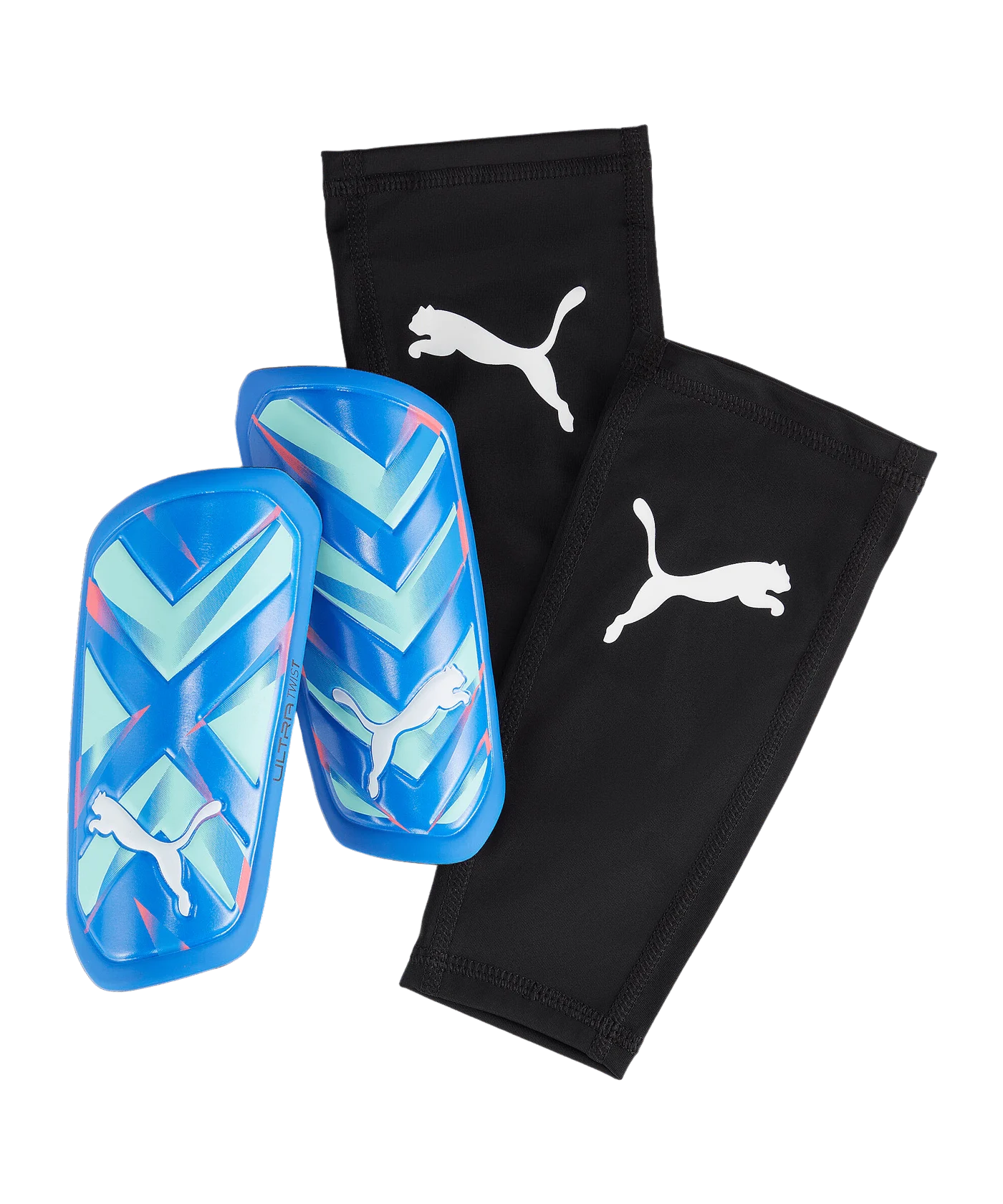 PUMA ULTRA Twist sleeve shin pads blue F11
