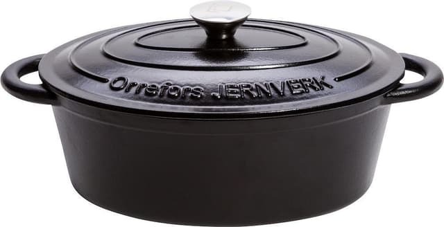 Orrefors Jernverk Gjutjärnsgryta, 3,5 liter, Svart
