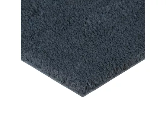 Tapis de porte 5 pcs gris foncé 40x60 cm fibre de coco touffeté
