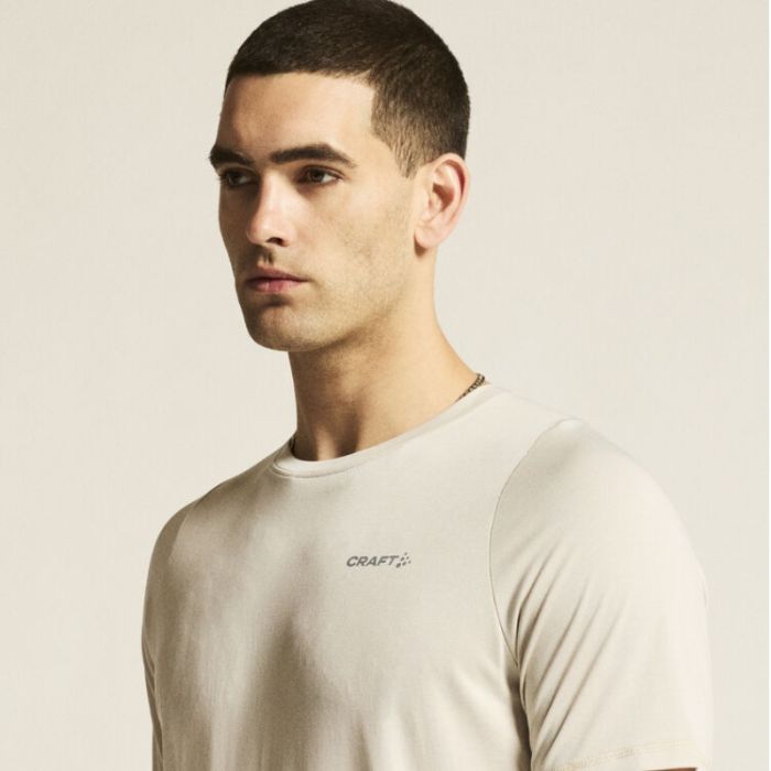 Craft Herre T-shirts Collective Bi-Blend SS Tee Brun