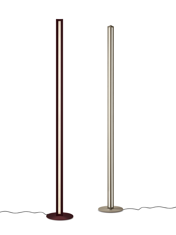 Foscarini Chiaroscura vloerlamp LED terra donkerrood