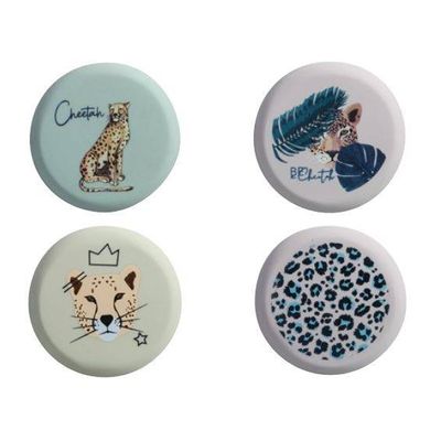 Gomme ronde Smile Be a cheetah - différents modèles disponibles