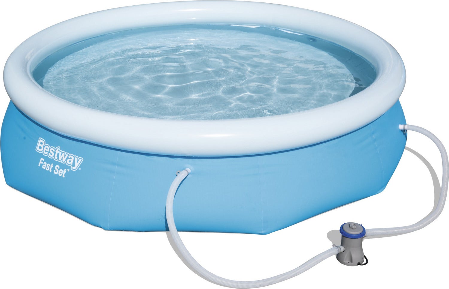 Bestway opblaas zwembad Fast Set met pomp D 305 H 76 cm