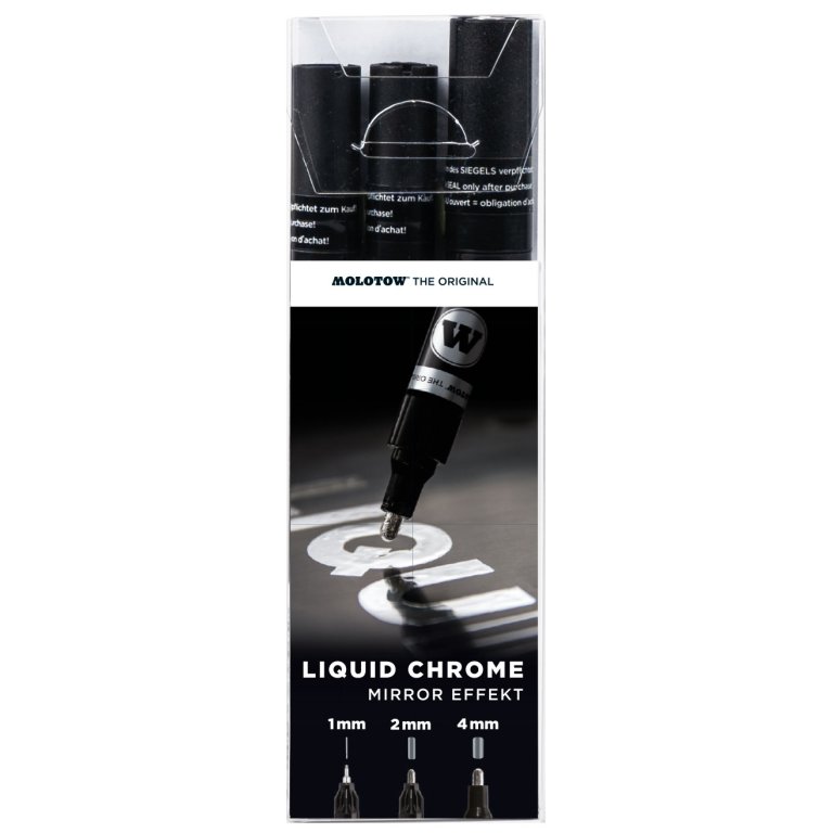 Molotow Liquid Chrome Marker Set