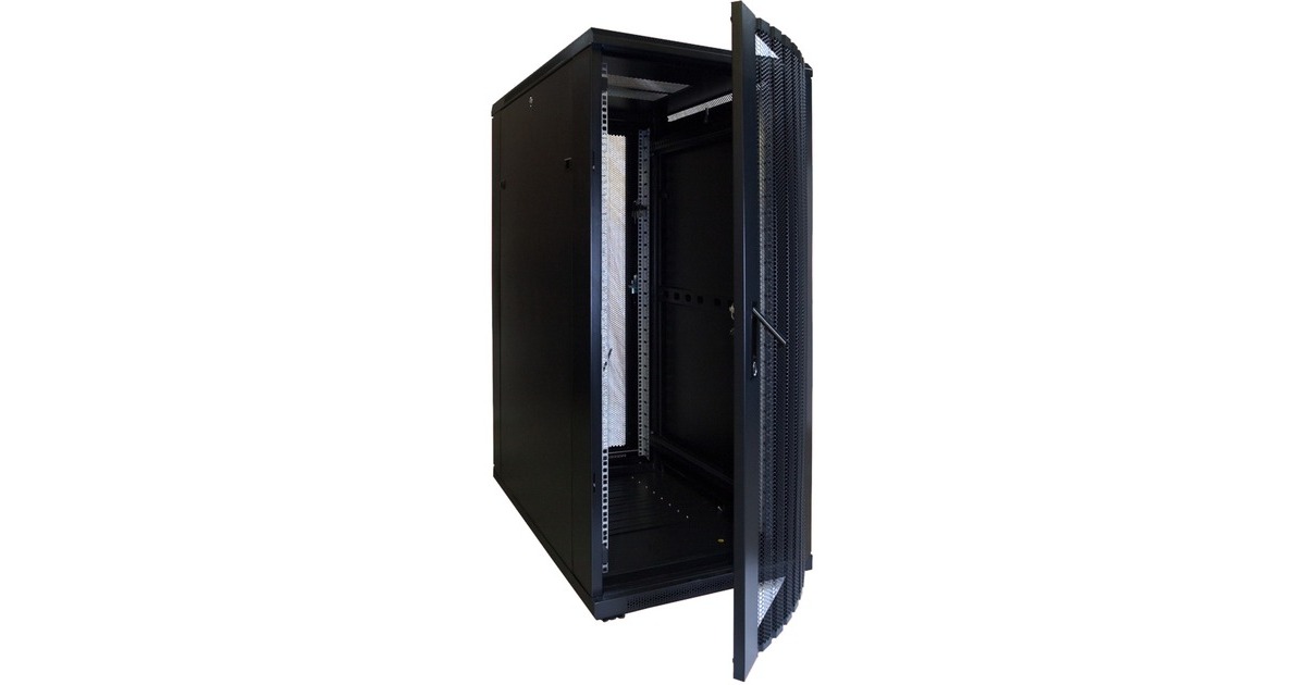 DSI27U serverkast met geperforeerde deur - DS6027PP server rack  (Zwart, 600 x 1000 x 1400mm)