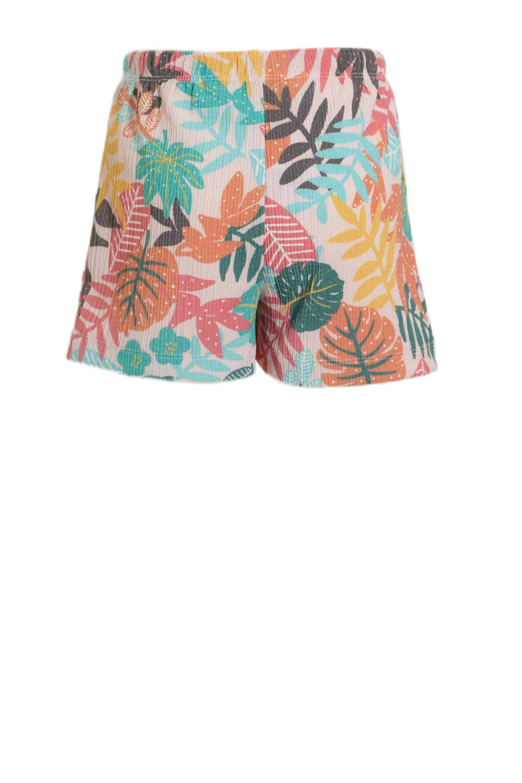 anytime crinkle short met all over print multi