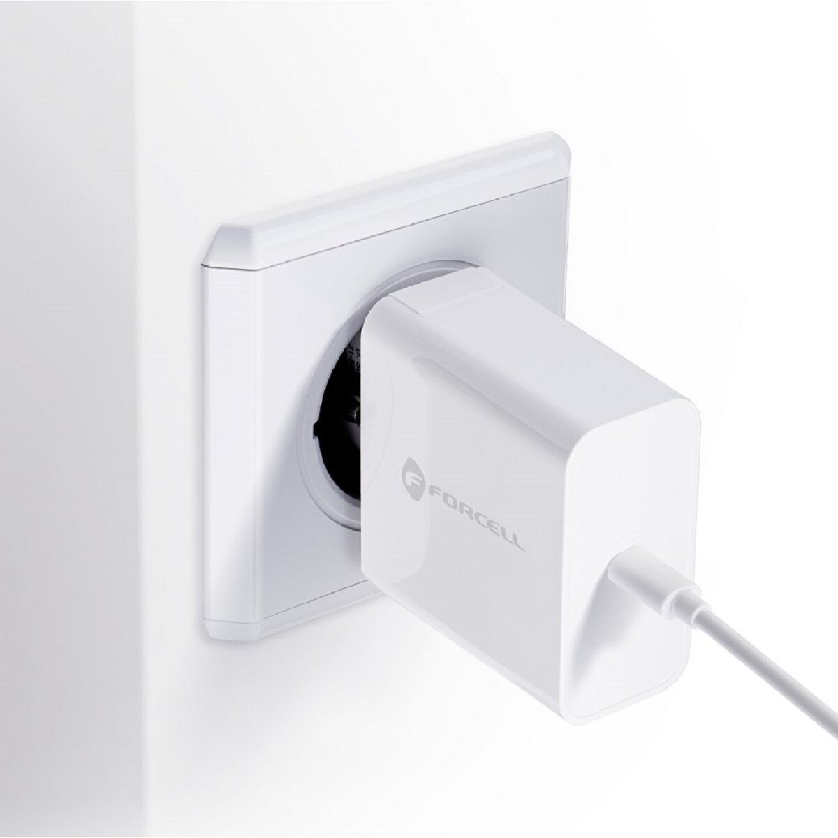 NETZ-Ladegerät mit USB Typ C - 3A 45W Anschluss mit PD
