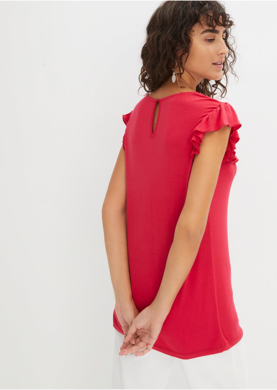T-shirt à dentelle