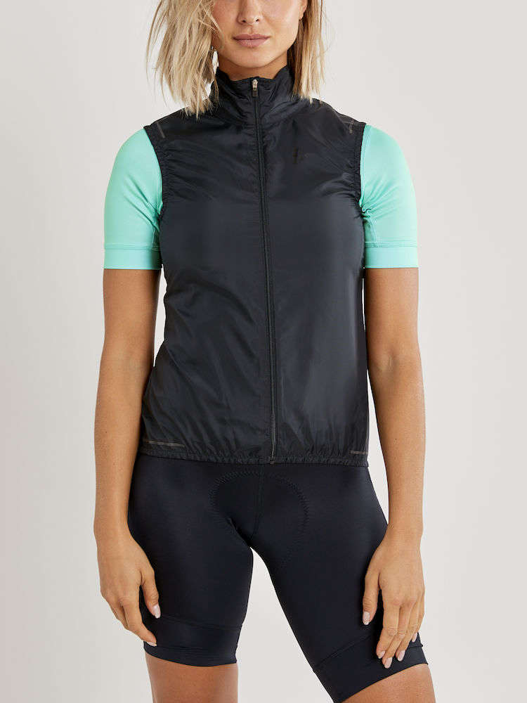 Craft Essence Light Windvest Zwart Dames