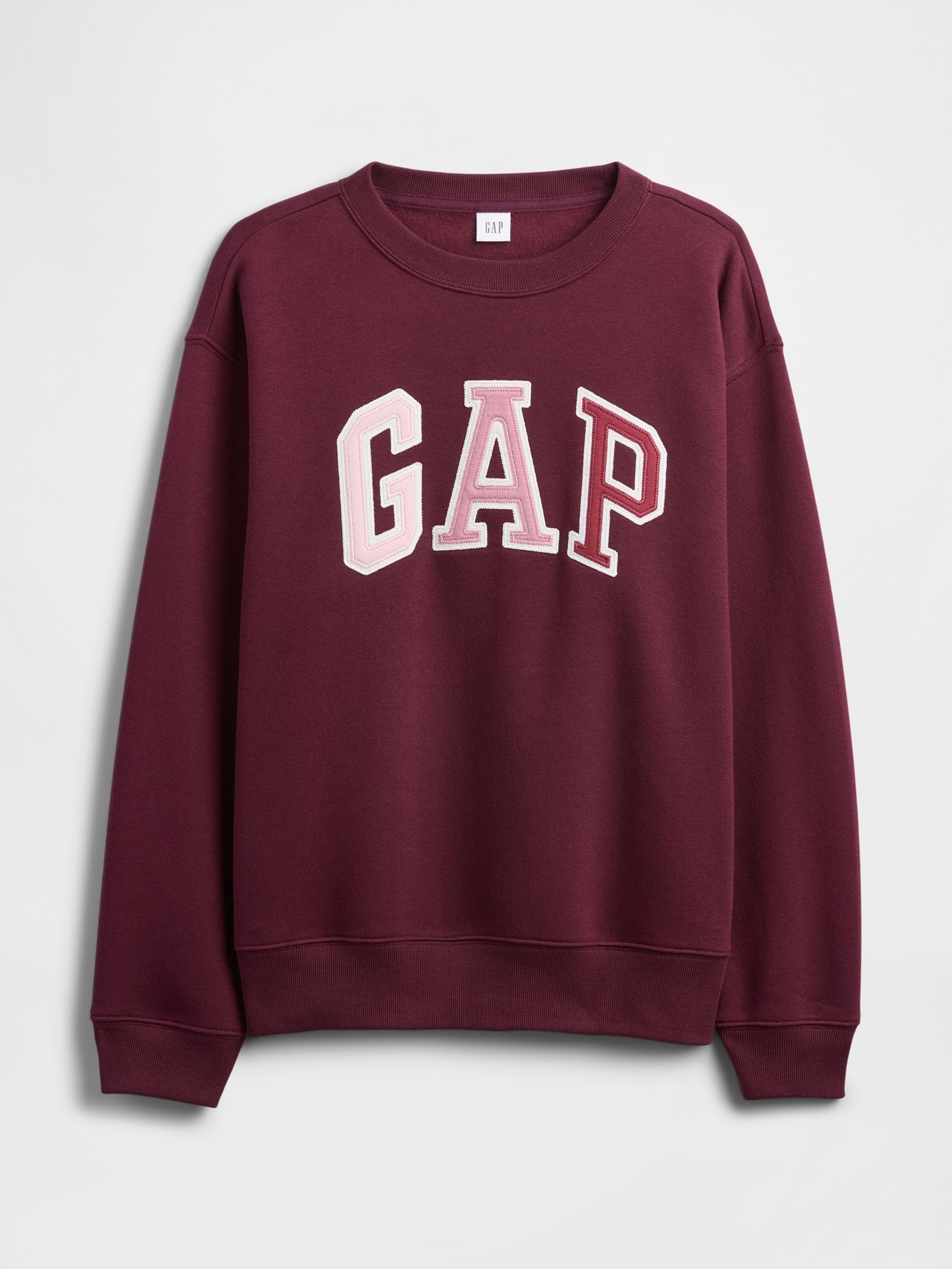 Rood - Gap - Relaxed sweatshirt met logo