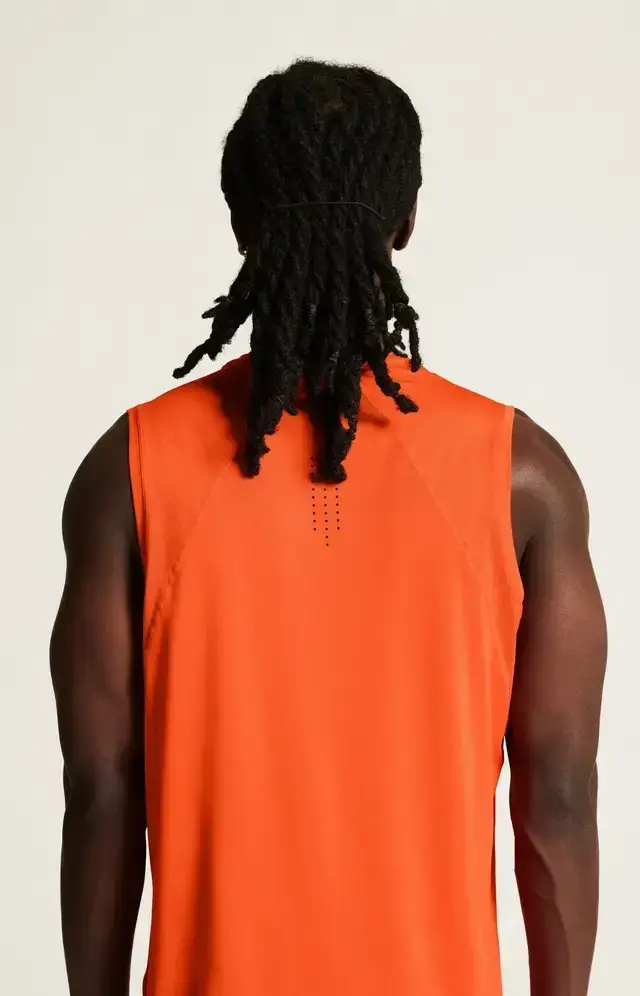 Craft ADV Essence 3 Hardloopshirt Zonder Mouwen Oranje Heren