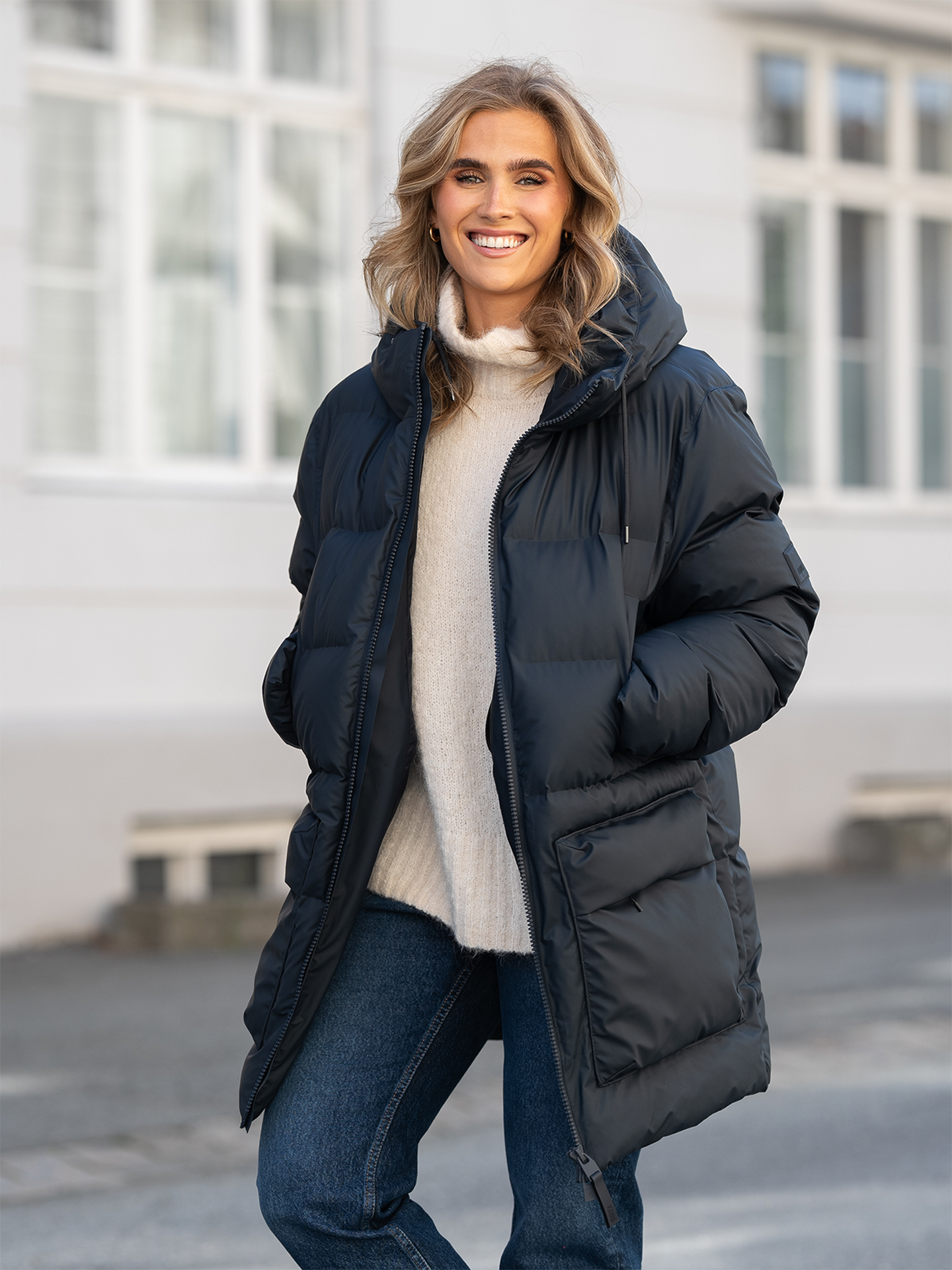 Alta Long Puffer Cargo Jacket